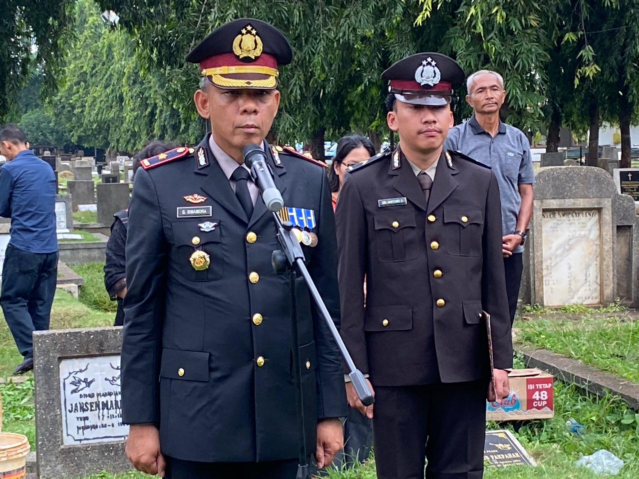 *Polres Metro Jakarta Barat Lepas Kepergian Aiptu Victor Maruli Munthe dengan Upacara Kedinasan Penuh Hormat*